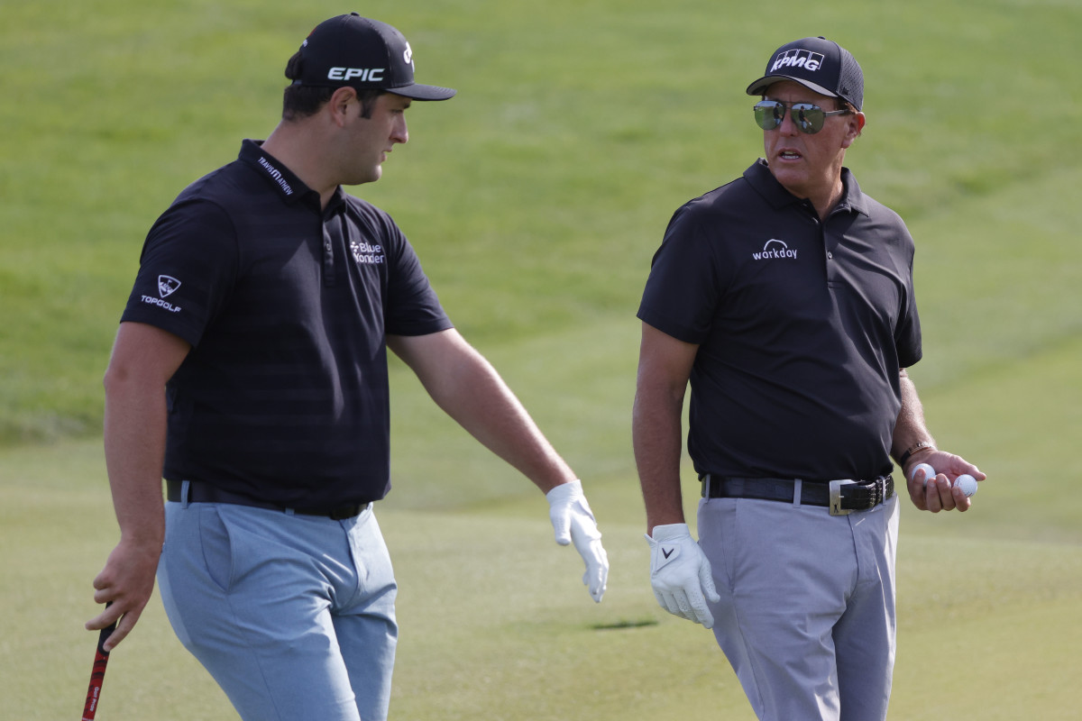 Jon Rahm and Phil Mickelson (USA Today)